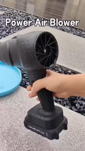 Máy Thổi Phản Lực Siêu Mạnh Thổi Bụi Lá Rác Động Cơ Lõi Đồng Sử Dụng Chân Pin Phổ Thông 10 Cell- kèm pin sack