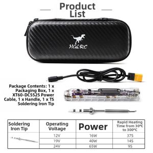 Smart Constant Temperature Outdoor Handy DIY FPV Soldering Iron 450 C