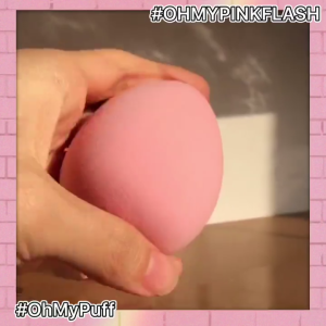 PINKFLASH Ohmypuff Makeup Sponge Set – Heart Shape Soft Bevel & Triangle Christmas Edition
