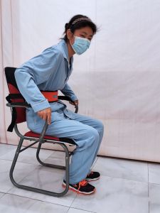 Rehabilitation Leg Muscle Exercise Seat Walking Aid Safety Belt Lift Leg Strap Adult Anti-Fall Walking Equipment Health Care