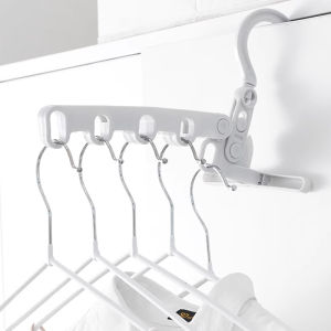 Portable Window Frame Clip Type Clothes Drying Rack No Drilling Required Balcony Outdoor Clothesline Holder Storage Organizer