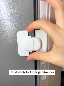 Refrigerator Safety Lock Baby Child Anti-clamping Door Lock Security Protection