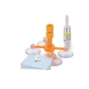 ARAFURA - Sikeo DIY Alat Reparasi Kaca Mobil Retak Windshield Repair Kit WRK15 - Orange