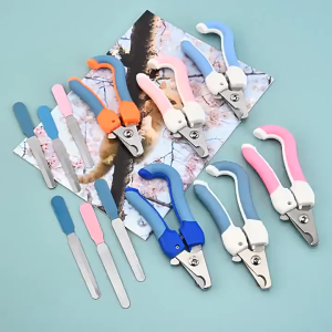 Premium Stainless Steel Pet Nail Clippers and Grinder for Cats & Dogs - Perfect for Large and Small Breeds