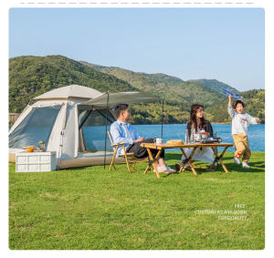 Automatic tent khemah murah family camping quick opening tent camping waterproof folding camping double super light camping tent