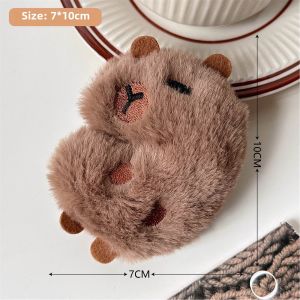 Cute Girl Plush Star Doll Pendant Keychain Backpack Accessory Student Bag Hanging Decoration Accessories Squeaky Toy