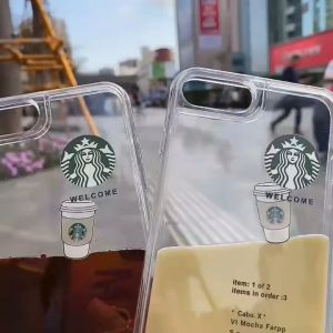Softcase Lucu 3D Cup Coffee Starbucks iPhone 13 PRO MAX 12 PRO MAX 11 PRO MAX XR X XS MAX 7 7+ 8 8+ SE 2 3 6 6+ 14 PRO MAX PLUSSoft Clear Case Water Kopi Mocha Korean Bening SILIKON MEWAH