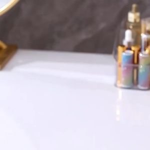 Khay nhựa 3 ngăn trong suốt vân kẻ dọc. Hộp đựng đồ 3 ngăn để bàn đựng đồ trang điểm đựng bút đồ dùng học tập văn phòng