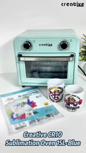 Sublimation Heat Press Oven Creative Express 1200W (15L/18L) Vertical Sublimation Electric Oven for Custom Mugs Tumblers Cups Craft
