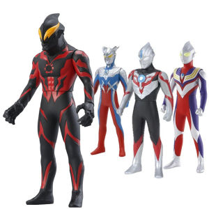 Leiao UT【🔥Best Choice 🔥】30cm/13cm Ultraman Series Mainan Mainan Soft Rubber Figure Ultraman Tiga/Zero/Geed/Orb/Rosso