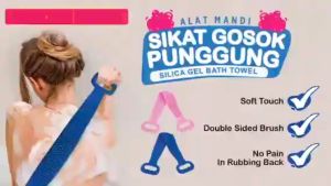 Pembersih Punggung silikon
