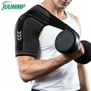 1PCS Adjustable Shoulder Support Brace Breathable Sweat-Absorbent Compression Strap Sports Shoulder Stabilizer for Men Women