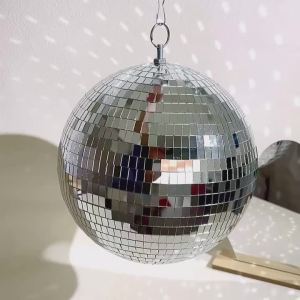 Disco Mirror Ball Party Shining Ball Laser Reflective Glass Sparkling Ball Home KTV Ornaments Festival Decoration
