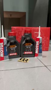 Paket Ganti Oli Motul Motor Matic Power LE + Motul Gear Gardan