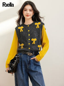 puella | Bow Embellished Knitwear