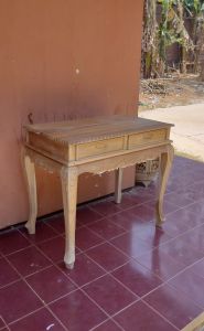 Meja konsul .meja dinding kayu jati tua