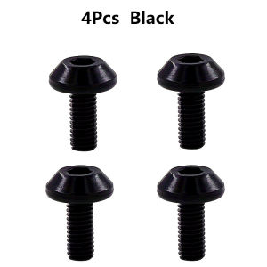4Pcs Bike Water Bottle Cage Bolt Bike Accessories Bicycle Rack Screw Bracket Mountain Cycling Bike Screw Kettle Holder Screw