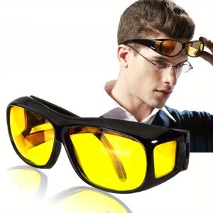 Night Vision Driving Glasses Anti Glare Mens and Womens High-definition Day Night Dual-use Sports Driving Fashion Glasses
