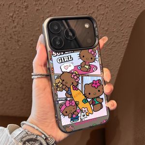 Kwetz Summer Surf KT Cat Phone Case for Xiaomi 17Promax 15Spro New 13Por Anti-Fall 14Ultra Cute 12X Cartoon Civi5Pro Protective Cover 10S Fun