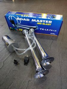 แตรลมไฟฟ้า 2 ปาก ใช้ไฟ 24v (ไม่ต้องใช้ถังลม) เสียงดังมากๆ รถแต่ง ของมันต้องมี