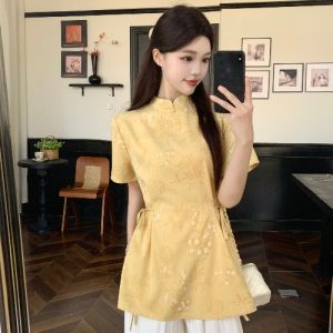 RELNLEX | Bộ Đồ Phong Cách Zen Trung Quốc Kích Cỡ Lớn 2 Món