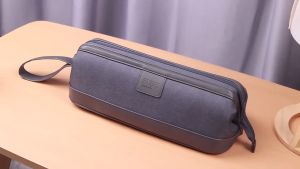 Lasvea Travel Storage Bag Compatible with Dyson Hair Dryer/Airwrap/ Hair Stylers/Airstrait Hair StraighterWaterproof Travel Pouch for Dyson Air Wrap Hair StylersPortable Carrying Case(Black/Grey/Dark Grey)