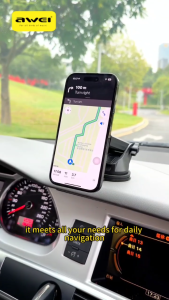 Awei X88 Car Holder Magnetic Holder Suction Cup Magnetic Portable Phone Stand Phone Holder Car Phone Holder Awei Holder
