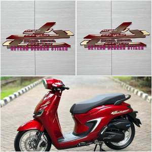 STIKER STRIPING MOTOR STYLO 160 2024 MERAH