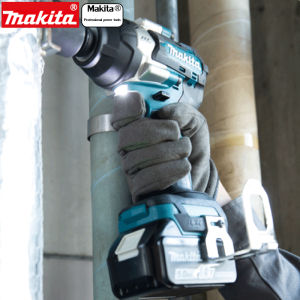 Makita_DTW700 Electric Wrench 18V Lithium Impact Wrench 6.0AH Brushless Rechargeable High Torque Auto Repair Pneumatic Hammer Universal Brushless High Torque Heavy Duty Wrench