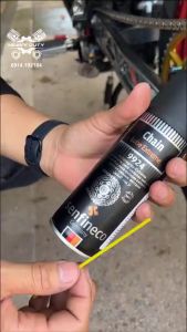 Chai Xịt Dưỡng Sên Senfineco 9924 Chain Lube ExtremeCao Cấp Không Văng 200m Made In Germany