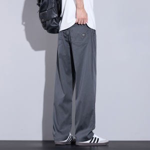 Tencel Jeans For Men 2026 New Style Loose Straight Business Leisure Pants