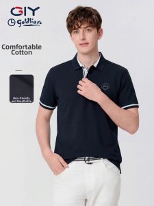 GYgoldlion | Breathable Cool Feeling Polo Shirt Outdoor Casual T Shirt