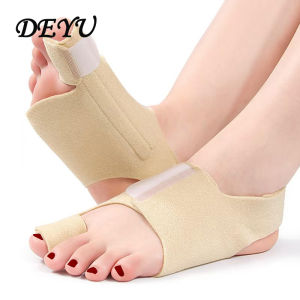 DEYU Bunion Socks Big Toe Corrector Fabric Bunions Pain Relief Hallux Valgus Feet Protector Silicone Anti-Slip Matching Shoes 1Pair