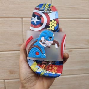 sandal anak laki-laki sandal slide motif captain America Superman size: 24-35