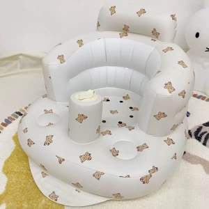 [SG STOCK] Korean style Inflatable portable baby chair sofa Training Seat Baby Seat Bath Chair