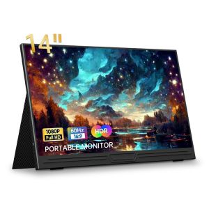 Portable Monitor 100%sRGB / 60Hz For PC / PS4 / Nintendo Switch / Xbox