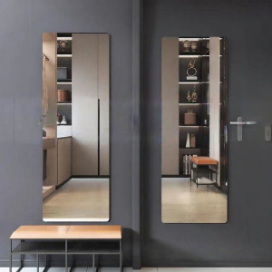 HUANXIQIAN | Acrylic Wall-mounted Full-length Mirror for Makeup