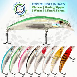 Minnow Bait Umpan Pancing Casting Rattle 65 cm 65 gram RippleRunner (MNA12)