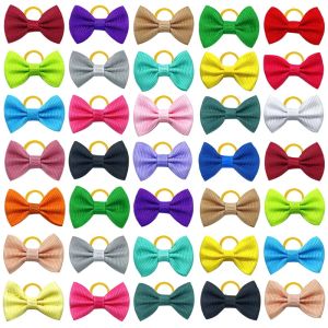 20pcs Random Dog Bows Pet Dog Hair Accessories Cute Dog Hair Bows Rubber Bands Pet Products Dog Accessories for Small Dogs