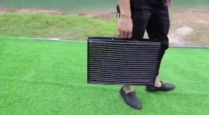 OUTDOORMORE BBQ Charcoal Grill BBQ Grill Portable And Foldable Barbecue Grill Outdoor Grilling Cooking