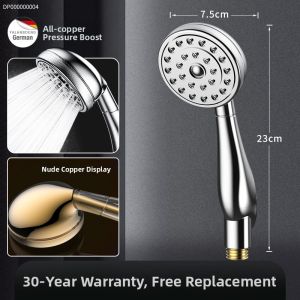YALANDENG | High-Pressure Copper Shower Head