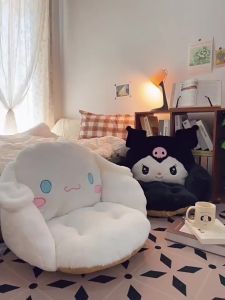 MEILKEA Kuromi Cinnamoroll HelloKitty Chair Pad & Sofa Seat Cushion Plush Pillow