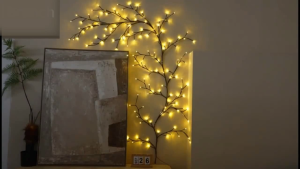 Christmas decoration tree branch vine light 96/72 LED Wall Lights For DIY Decoration holiday decoration tree lamp Bedroom Light