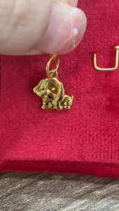 Poh Heng Jewellery 22k Dog Pendant in Yellow Gold[Price By Weight] (Online Exclusive)