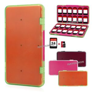 24 IN 1 Magnetic 3D Cartridge Holder For NS2 Switch 2 Game Card Case With Soft Game Card Slots for Switch/Lite/OLED Accessories