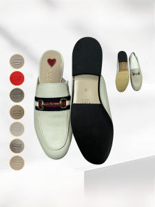 แผ่นรองพื้นรองเท้าหนังแท้สำหรับรองเท้า สำหรับผู้หญิง หัวเหลี่ยม ป้องกันการสึกหรอ แผ่นรองพื้นรองเท้าแบบสวมสบาย ฤดูร้อน 2023