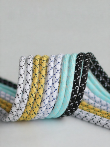 RUNEASY | For Basketball Shoes High-top Black and White Shoelaces