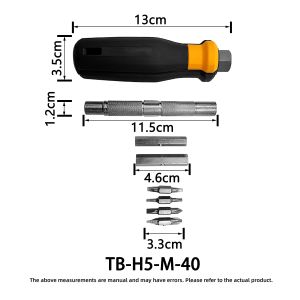 Toughbuilt | 12-in-1 Dual-Head Multi-Function Screwdriver Set