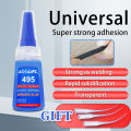 1-3 PCs LOOLIFL 495 Super Instant Glue Quick-drying Cyanoacrylate Adhesive Leather Rubber Wood Metal Strong Bond 20g Liquid Glue Tool. 