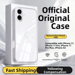 imobile | Drop-Proof Full Cover Transparent Silicone Case for iPhone 17 ProMax/Pro/Air Series